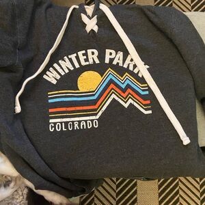Gray Winter Park Colorado Hoodie
